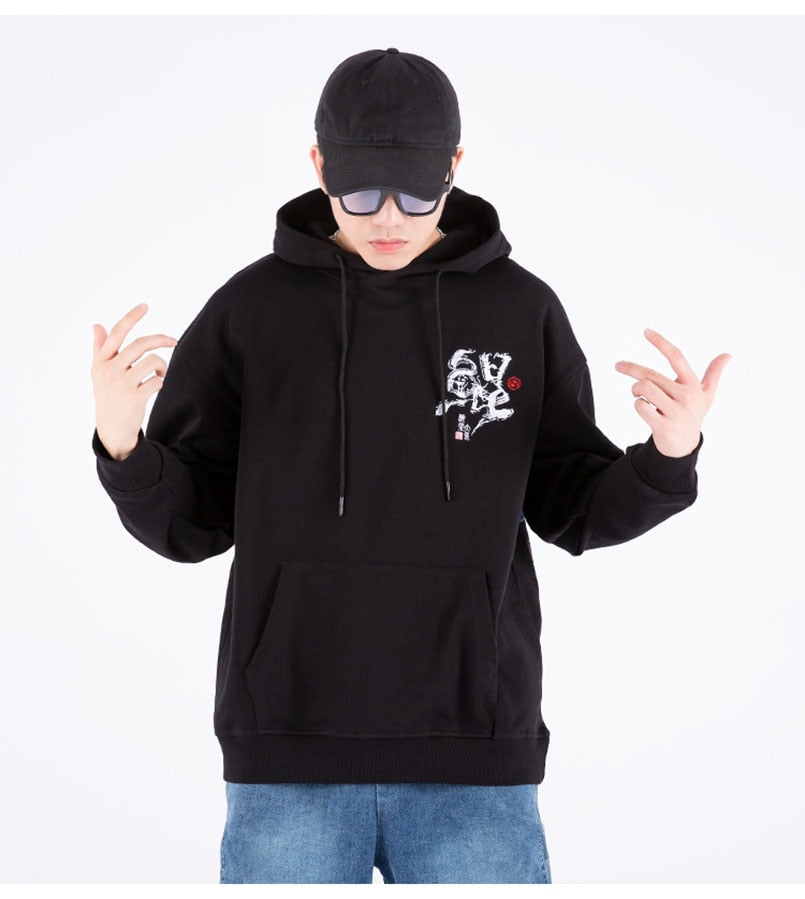 Embroidered Ocean Hoodie by jobatua.com