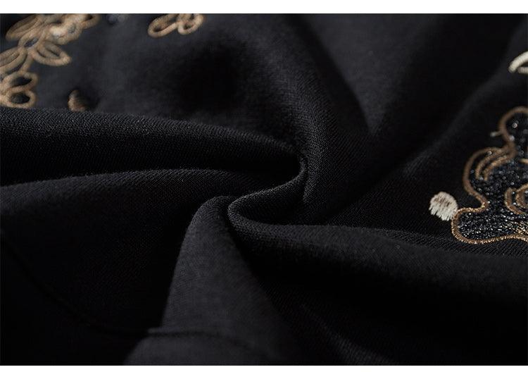 Embroidered Fox Hoodie | Jobatua.com