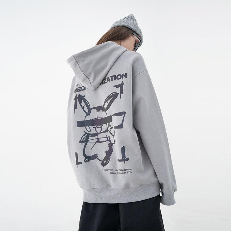 HARSH and CRUEL Blinded Monster 3M Reflective Hoodie | jobatua.com