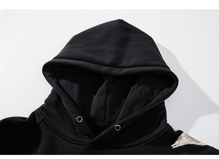Embroidered Fox Hoodie | Jobatua.com